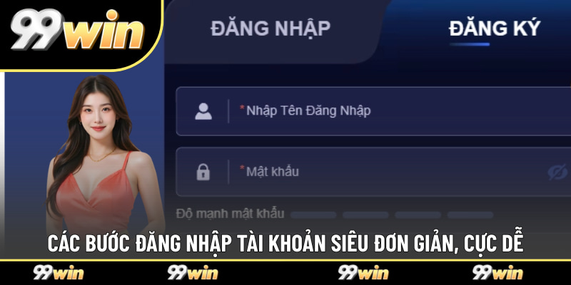 Các bước đăng nhập tài khoản siêu đơn giản, cực dễ